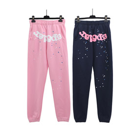 Sp5der Spider Web Foam Printed Sweatpants-4616