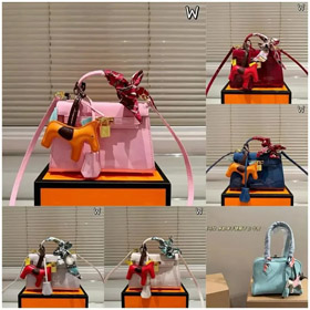 Hermès leather shoulder bag-4701